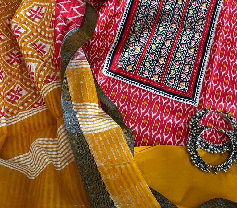 Fine pure cotton suits.