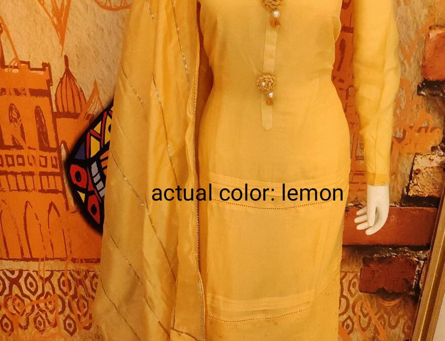 Muslin semistitched suits