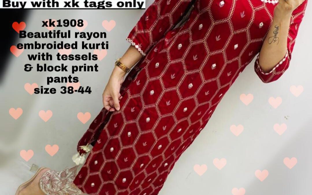 Kurti- palazo sets.