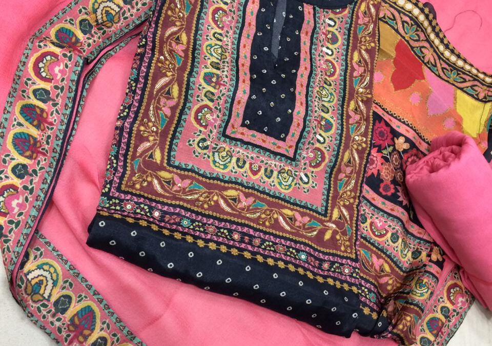 Modal cotton designer suits.