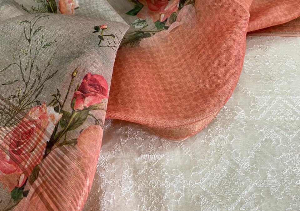 Pure cotton dyeable top and duppatta.