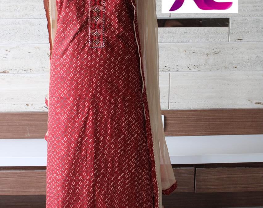 Cotton polka dot printed suits.