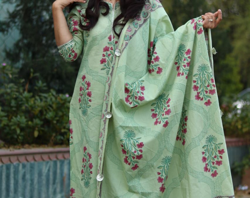 Kurti- plazo-duppatta set