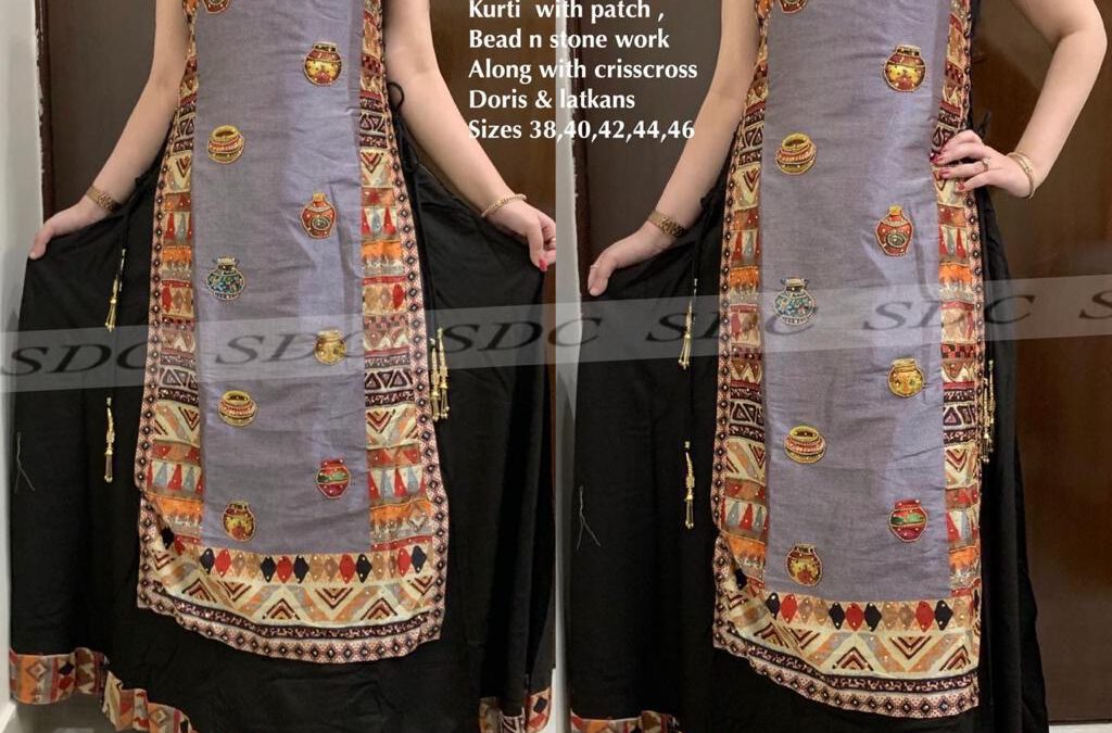 Double layer kurti.