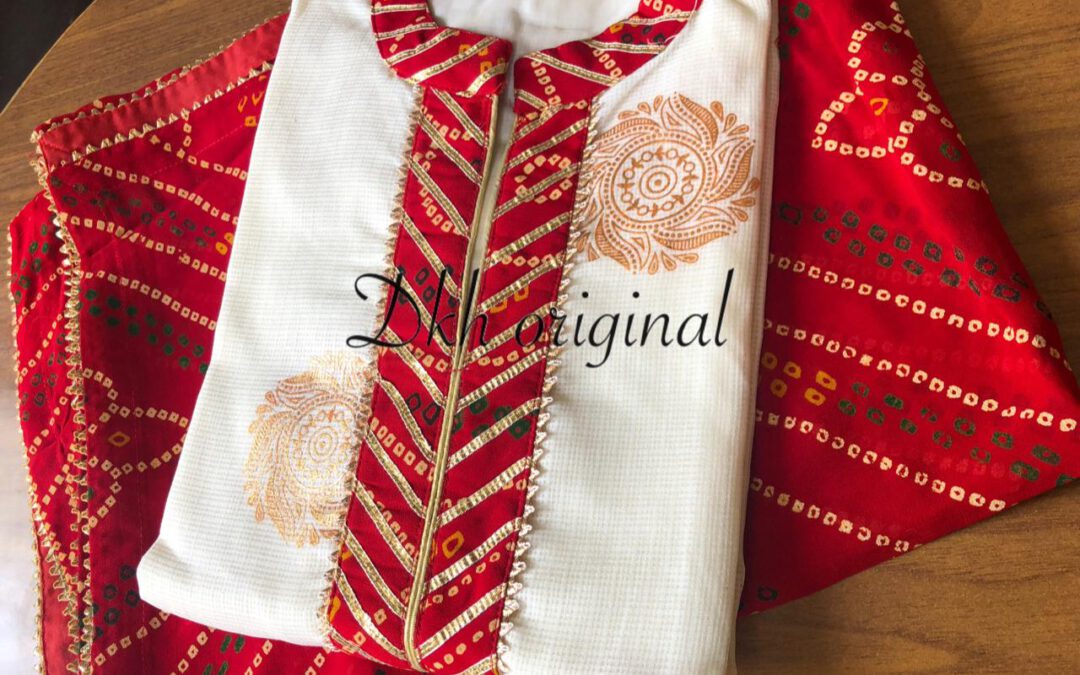 Kurti with duppatta set.