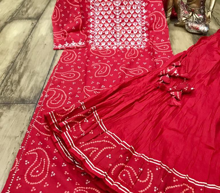 Kurti-palazo set.