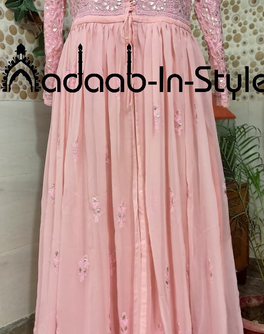 Chikankari gowns.