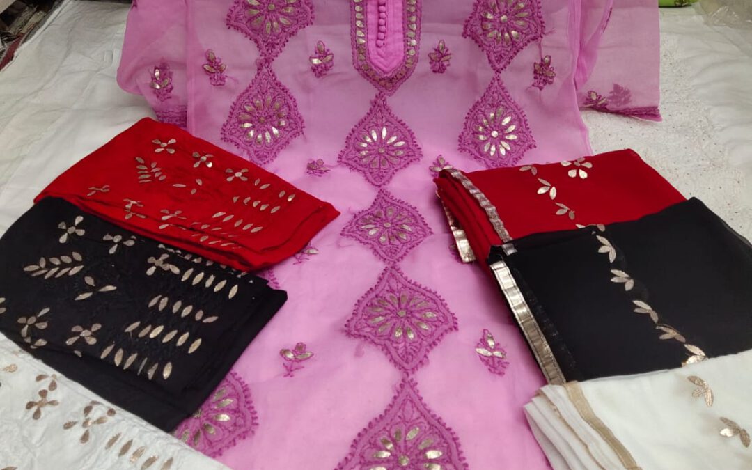 Butta kurti, pant and duppatta.