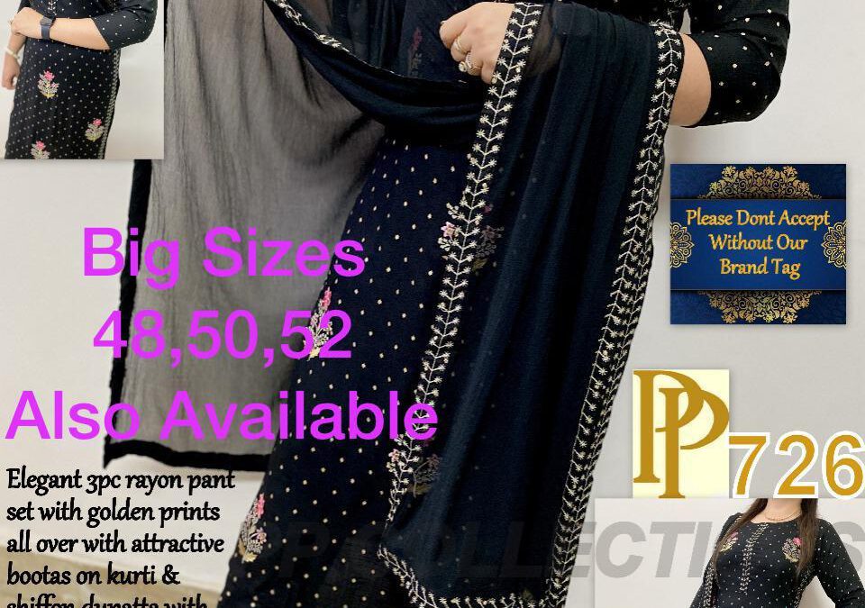 Kurti-pant-duppatta set.