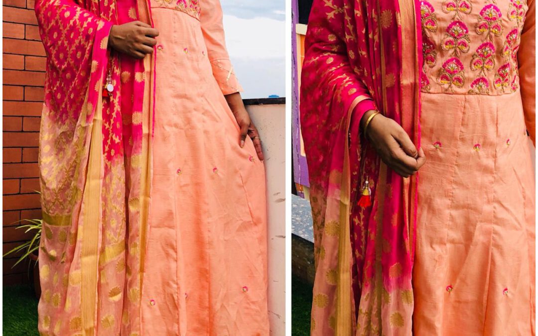 Long kurtis with duppatta