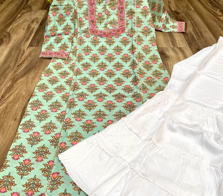 Kurti with sharara