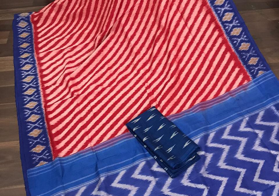 Ikkat cotton sarees