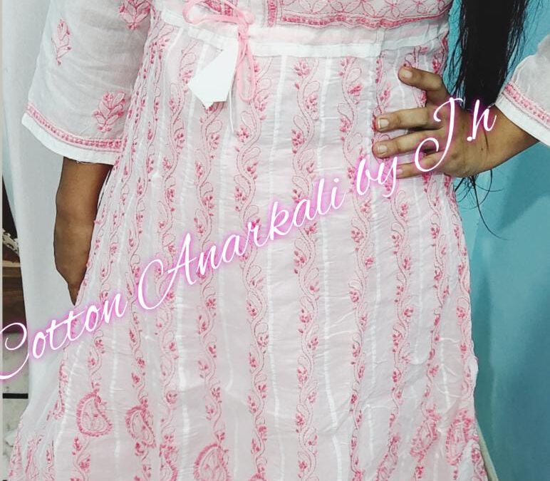 Cotton anarkalis.