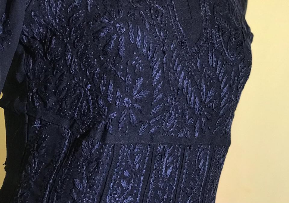 Georgette anarkali.