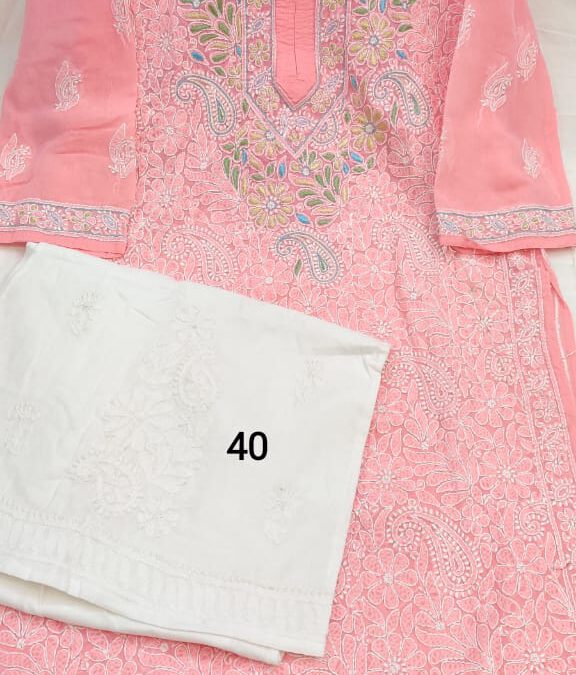 Cotton kurti with palazo.