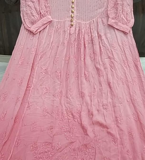 Chikan long gowns.