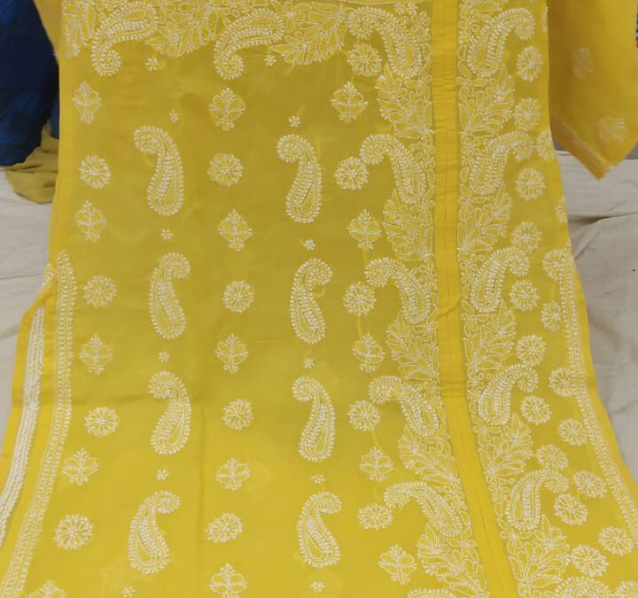 Chikan kurtis.