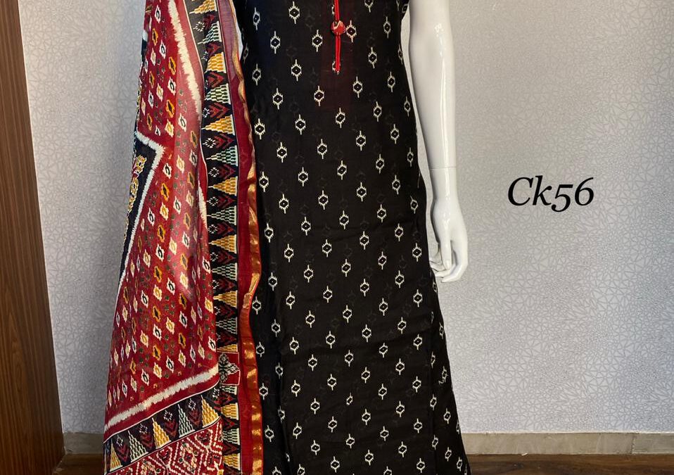 Gadwal silk dress materials.