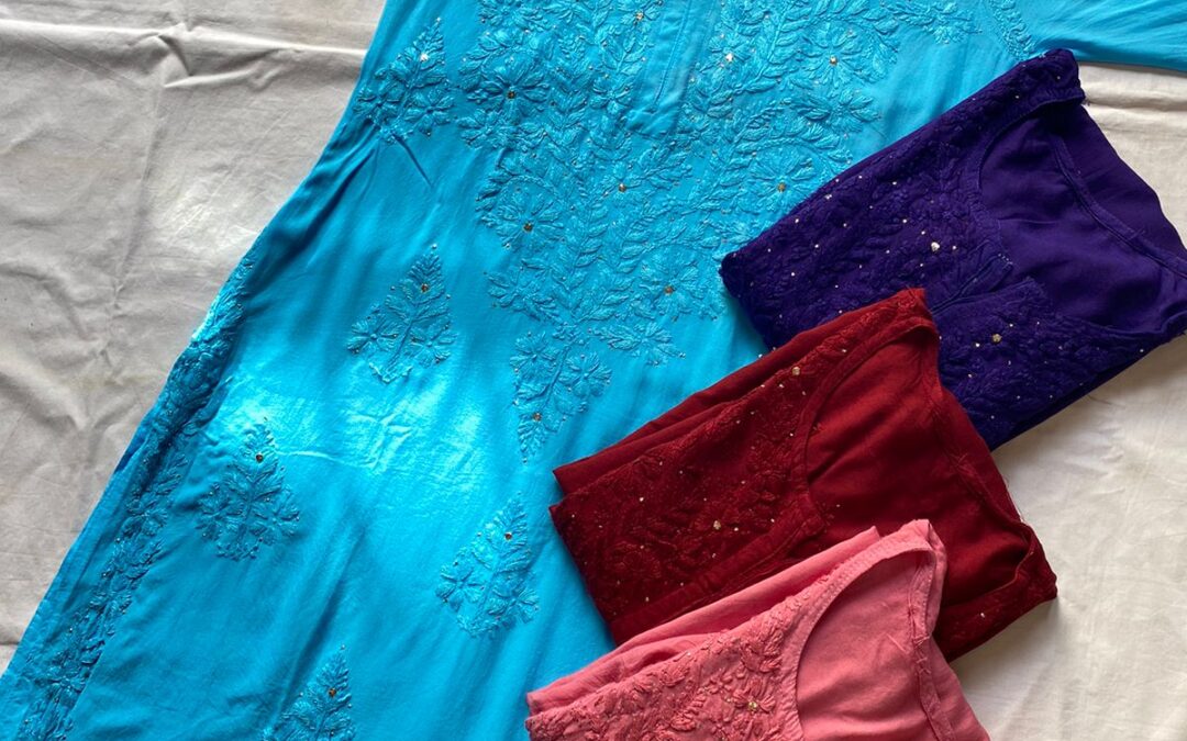 Kurtis with mukaish work