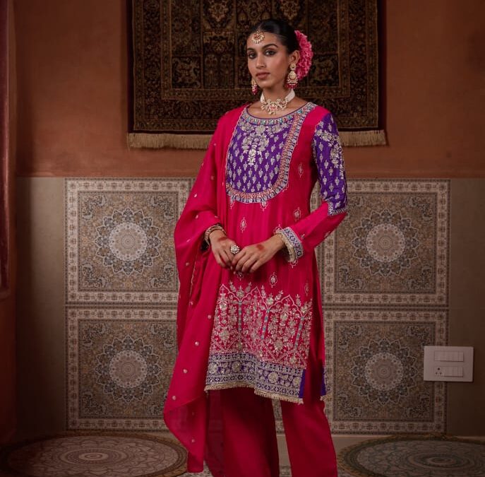 Hand work kurtas.