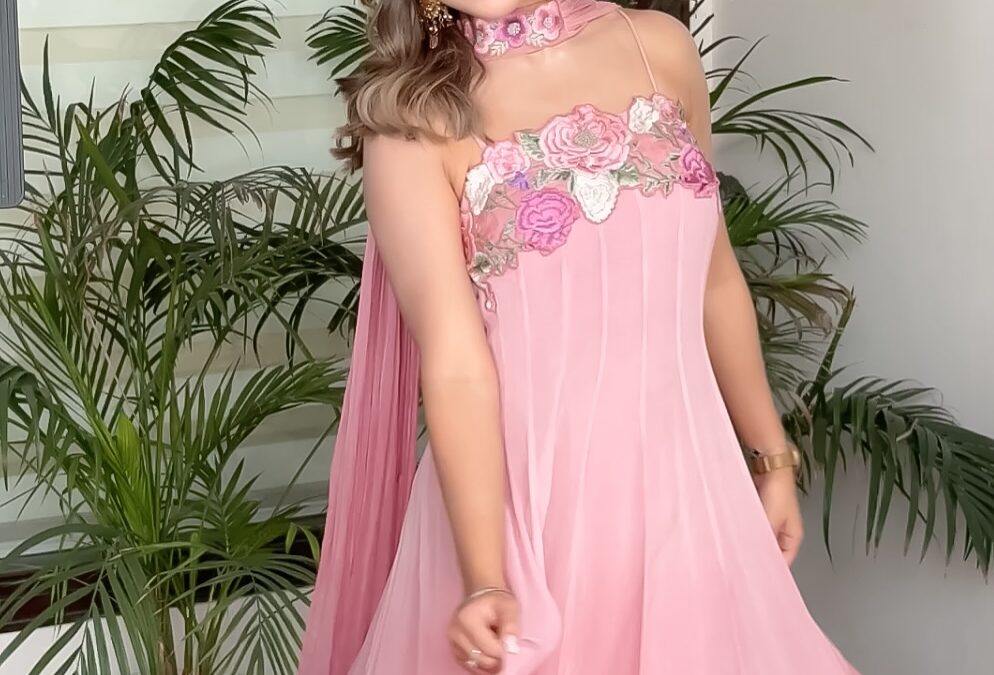 Indo-western outfit.