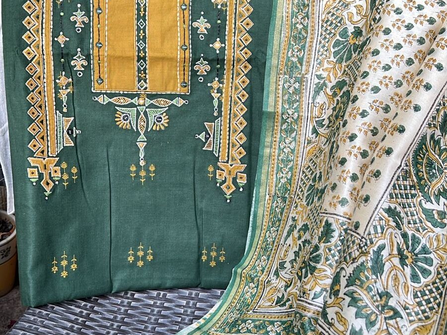 Cotton dress materials